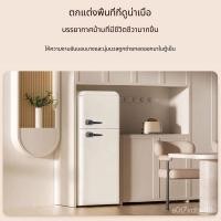 ราคา [สินค้าขายดี] ตู้เย็นสไตล์เรโทร เครื่องใช้ไฟฟ้าภายในบ้านขนาดเล็ก ตู้เย็น 2 ประตูไฮเอนด์ ตู้เย็นประหยัดพลังงาน ตู้แช่แข็ง (41420874355)