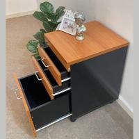 ราคา ตู้เอกสาร 3 ลิ้นชัก ล้อเลื่อนสำหรับวางใต้โต๊ะทำงาน รุ่น DW4201 (27708553721)