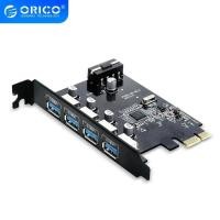 ราคา ORICO Card PCI-E 4 Port USB3.0 Expansion PCI Card PC (PVU3-4P-V1) (26038310386)