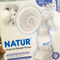 ราคา ส่งต่อ ถูกและคุ้ม เครื่องปั๊มนม NATUR แบบคันโยก ปั๊มมือครบเซ็ท ♥️แถม♥️ ขวดนม Natur ขนาด 4oz. 3 ขวด ฟรีไปเลย (1306855385)