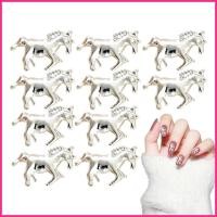 ราคา 3D เล็บ Charms 10 ชิ้น 3D ม้ารูปร่างโลหะอุปกรณ์ความงามเล็บ Jewels Charms สําหรับสาววัยรุ่น Mothers Salon buraivn (53956316964)