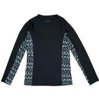 ราคา Patagonia Micro Swell Rashguard ผู้หญิง S สีดำ เสื้อกันยูวี Surf/ว่ายน้ำ (50956367173)