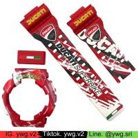 ราคา กรอบสาย G-SHOCK สีแดงด้าน สกรีนลาย DUCATI ใส่ได้กับรุ่น GA-100 ,GA-110 ,GA-120 ,GA-140 ,GAX-100 ,GD-100 ,GD-120 (47453946366)