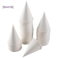 ราคา Yinahiut001 ถ้วยกรวยกระดาษสีขาว, ถ้วยกรวยหิมะ, ถ้วยกระดาษกรวยกันรั่วเคลือบสําหรับ, น้ําแข็งไส, น้ํา 200 ชิ้น (52805376181)