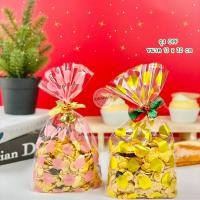 ราคา ถุงขนม คุ้กกี้ ลายจุด 100 ใบ (24550857480)