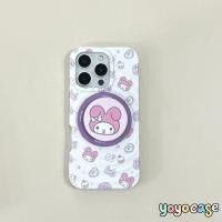 ราคา เคสไอโฟน 12 สำหรับ iPhone 13 15 11 16 Pro Max 16 15 Plus X XR XS Max ปกชาร์จสไตล์สาวหวานเมโลดี้ (51850091977)