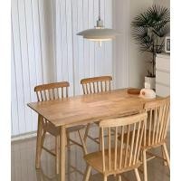 ราคา Iron Wood House ส่งฟรี INDY TABLE + JAPAN CHAIR ชุดโต๊ะอาหารไม้ยางพารา 4-8 ที่นั่ง (24284457651)