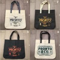 ราคา ถุง ถุงผ้า แบรนด์ PRONTO ของแท้ จาก Shop ใส่เสื้อผ้า ใส่ของ คุณภาพกระเป๋าอย่างดี ของใหม่ มือ 1 (50252544162)
