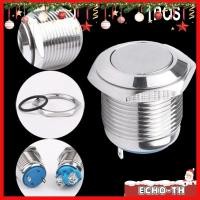 ราคา ECHO12V 16mm Metal Push Button Momentary NO Switch Start Brass (46904302528)