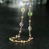 ราคา สร้อยคอทอง 14k gold plated ประดับคริสตัลสวารอฟสกี้บนตัวเรือน น่ารักมากค่ะ (244918043)