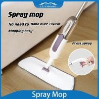 ราคา LUVHOME Floor Spray Mop Household Wet And Dry Cleaning Mop 360° Rotating Mop Water Spray Mop With 2 Microfiber Mop Head (47103178843)