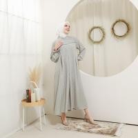 ราคา Lalucuku Raya Dress Collection Gamis Syahmina Wanita Motif Kekinian Bahan Mango Yoryou Premium (40378674688)