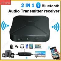 ราคา 2 in 1 Bluetooth 4.2 เครื่องส่งสัญญาณเสียง 3.5 มม.แจ็ค AUX เครื่องเสียงรถยนต์ไร้สายอะแดปเตอร์บลูทูธสําหรับรถยนต์ TV PC หูฟัง (26884868908)