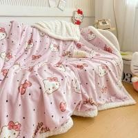 ราคา [PREORDER Sanrio] ผ้าห่มมัลติฟังก์ชั่น Lamb Wool – ผ้าห่มหนานุ่ม Kuromi Melody Cinnamoroll Hello Kitty Poccharu ผ้าห่มนุ่ม (47606402677)