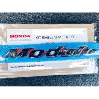 ราคา (แท้%)โลโก้ Modulo,โมดูโล,sport, Resin rubber,ติดฝาท้าย, แท้ ”Honda Access Modulo,(1ชิ้น)Civic GK5 GM6 GN2 FE FC GE (25634411379)