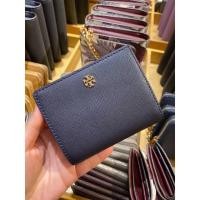 ราคา พร้อมส่ง‼️ราคาเทๆ‼️กระเป๋าเงิน Tory Burch Emerson mini wallet สี navy (15705005145)