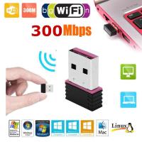 ราคา Mini USB 2.0 Wireless Wifi Adapter 802.11N 300Mbps (1344707140)