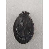 ราคา เหรียญหลวงพ่อเต๋ คงทอง วัดสามง่าม จ.นครปฐม รุ่นอายุครบ80ปี หลังพัดยศ ปี 2514 เนื้อทองแดงรมดำ (42827526076)