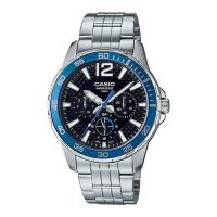 ราคา Casio Standard นาฬิกาข้อมือผู้ชาย สายสแตนเลส รุ่น MTD-330D-1A2 - สีเงิน (2325975650)