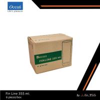 ราคา JJGLASS -(Ocean) B01213 Fin Line 12 1/2oz. (355ml.) [1 กล่อง (6 ใบ)] แก้วฟินไลน์ ดริ๊งเเวร์ (11276922725)