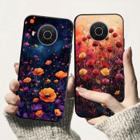 ราคา ปลอกแฟชั่นสําหรับ Nokia X20 X10 X30 กรณีการพิมพ์สีดอกไม้ซิลิโคนอ่อนนุ่ม TPU กันกระแทกเคสโทรศัพท์สําหรับ Nokia X100 XR20 ฝาหลัง (27274435577)