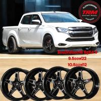 ราคา ล้อแม็กซ์ TRM FAST 5-ZD ขอบ 18 5 รู 114.3 ล้อหน้า 9.5 offset 22 ล้อหลัง 10.5 offset 12 ขอบลิบลึกสีดำเงาราคา4ล้อ (29280456925)