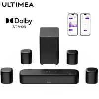 ราคา ULTIMEA Aura A60 7.1ch Soundbar 350W | Dolby Atmos | ระบบโฮมเธียเตอร์ | เบสแน่น | เสียงรอบทิศทาง | พร้อมลำโพง 4 ตัว (28989150575)