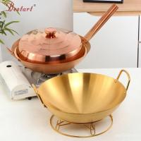 ราคา เตาในครัวเรือนกระทะเฉพาะทองแดงบริสุทธิ์หม้อร้อนไม่ติดสแตนเลสหนาทองแดงแม่เหล็กไฟฟ้าทองแดงกระทะกระทะแก๊ส zs2ส (51204039975)