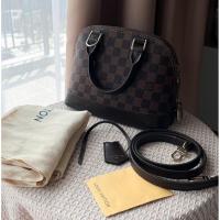 ราคา Alma bb louis vuitton หลุยส์ วิตตอง damier กระเป๋าหนังแท้ มือสอง crossbody bag แบรนด์เนม (23381434582)