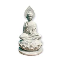 ราคา พระพุทธคันธราชประทานพร ด้านหลังใบโพธิ์พุทธคยา (หน้าตัก 5นิ้ว สูง25ซม.)งานเรซิ่นผสมผงหินขาวพรีเมี่ยม พิมพ์งานลิขสิทธิ์ผ่า (12493866536)