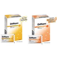 ราคา (ยกกล่อง) DIFFLAM ดิฟแฟลม รสน้ำผึ้งมะนาวผสมโพรโพลิส /รสส้ม+Vit C 1 กล่อง 8เม็ด (24 ซอง) ยาอมบรรเทาอาการเจ็บคอ (42269955584)