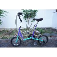 ราคา จักรยานพับได้ญี่ปุ่น - ล้อ 14 นิ้ว - สายพาน - เกียร์ดุม Single Speed - Bridgestone Picnica OneTouch - สีม่วง [จักรยาน... (55254799010)