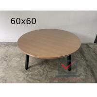 ราคา โต๊ะญี่ปุ่นทรงกลมขนาด 60*60 โต๊ะทำงาน วางคอม ผลิตที่ไทย พร้อมส่ง sb99 (11941601315)