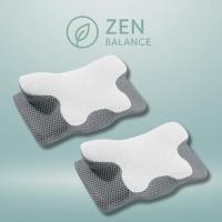 ราคา Zen Balance หมอนหนุน หมอนสุขภาพ หมอนเพื่อสุขภาพ หมอนเย็น หมอนเมมเมอร์รี่โฟม รุ่น Cool Sleep 2 ใบ (40220948473)