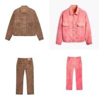 ราคา (มือ1 พร้อมส่งด่วน!!) Stussy x Levi's Dyed Jacquard Jacket & Jeans | Pink | Brown แจ็กเก็ต ยีนส์ ลีวาย (29810397557)