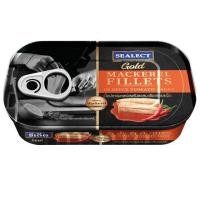 ราคา ซีเล็คโกลด์เนื้อปลาแมคเคอเรลซอสมะเขือเทศรสเผ็ดฝาดึง 90กรัม Sealect Gold Mackerel Fillet in Spicy Tomato Sauce Easy O (40378388387)
