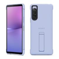 ราคา NEW◆ SONY Xperia 10 V Style Cover with Stand XQZ-CBDC Official case LAVENDER (27408128873)