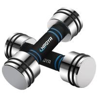 ราคา Multifunctional pure steel electroplating small dumbbell barbell dual-use fitness home quick release adjustable weight (57953637995)
