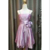 ราคา ชุดราตรี สีชมพู สายเดี่ยว (2624341070)