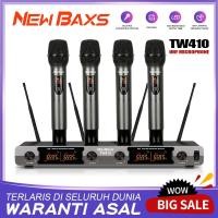 ราคา NEW BAXS TW410 ไมโครโฟนไร้สาย One Trailer UHF Band 4 4 ไมโครโฟนไร้สายแบบใช้มือถือ 4 ไมโครโฟน 4 ช่อง Quad (19181626277)