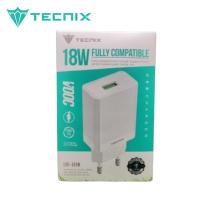ราคา CHARGER TECNIX CHR-080M micro Type C Cas Fast Charging Qualcomm 3.0 Quick Charge รองรับ VOOC 18 วัตต์ (40555720937)