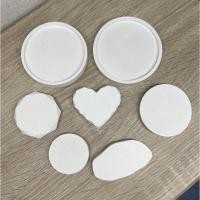 ราคา ถาดปูน จานรอง พร๊อพถ่ายรูป จานใส่ของ จานปูน ถาดรอง ระบายสีได้ (17515338803)