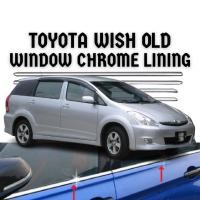 ราคา Toyota Wish Old Window Chrome Lining (4 ชิ้น/เซ็ต) / Perodua Kenari เข็มขัดประตู Moulding / Chrome Sisi Cermin Pintu (50153583754)