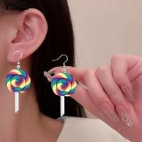 ราคา ต่างหูสายรุ้งลูกอมสำหรับงานปาร์ตี้คริสต์มาส พร้อมตะขอ สีสันสดใส เหมาะสำหรับวันหยุดและเทศกาล (43327455574)