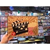 ราคา แผ่นป้ายสังกะสี Popcorn (1629899861)