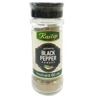 ราคา ไร่ทิพย์พริกไทยดำป่นขวด 60กรัม 8851683000694 Raitip Black Pepper Powder 60g ของแห้งและเครื่องปรุง (48956285417)