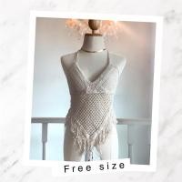 ราคา สายเดี่ยวผูกคอ ผูกเอวใส่ไปทะเลเกร๋ๆ Free size ❤️สินค้ามือ1❤️ 80฿ (22305692994)