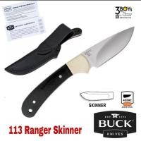 ราคา มีด Buck รุ่น 113 Ranger Skinner ใบมีด420HC ด้ามไม้มะเกลือแท้ ขนาดกระทัดรัด ปลอกหนังสีดำ สวยงาม สุดคลาสสิก ผลิต USA. (21679238397)