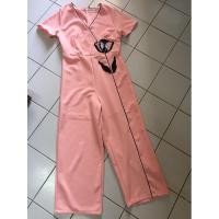 ราคา ชุดจั้ม ชุดจั้มขายาวปักทิวลิป งานป้ายBo rich ta ไซด์M (7152783080)