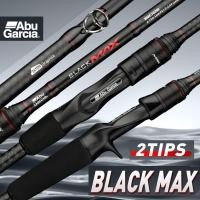 ราคา ABU GARCIA BLACK MAX Fishing Rod 2TIPS M/ML ACTION Fishing Rod Solid Carbon Tip Part Spinning Rod (26878605143)